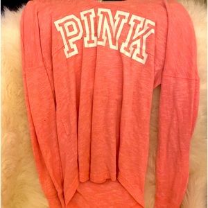 Pink Victoria secret thin hoodie